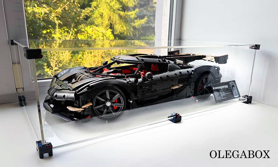 Бокс для Кёнигсегг / Lego Technic Koenigsegg Sadair's Spear 42232 — изображение 3